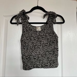 JAPNA floral tank tie shoulders size M